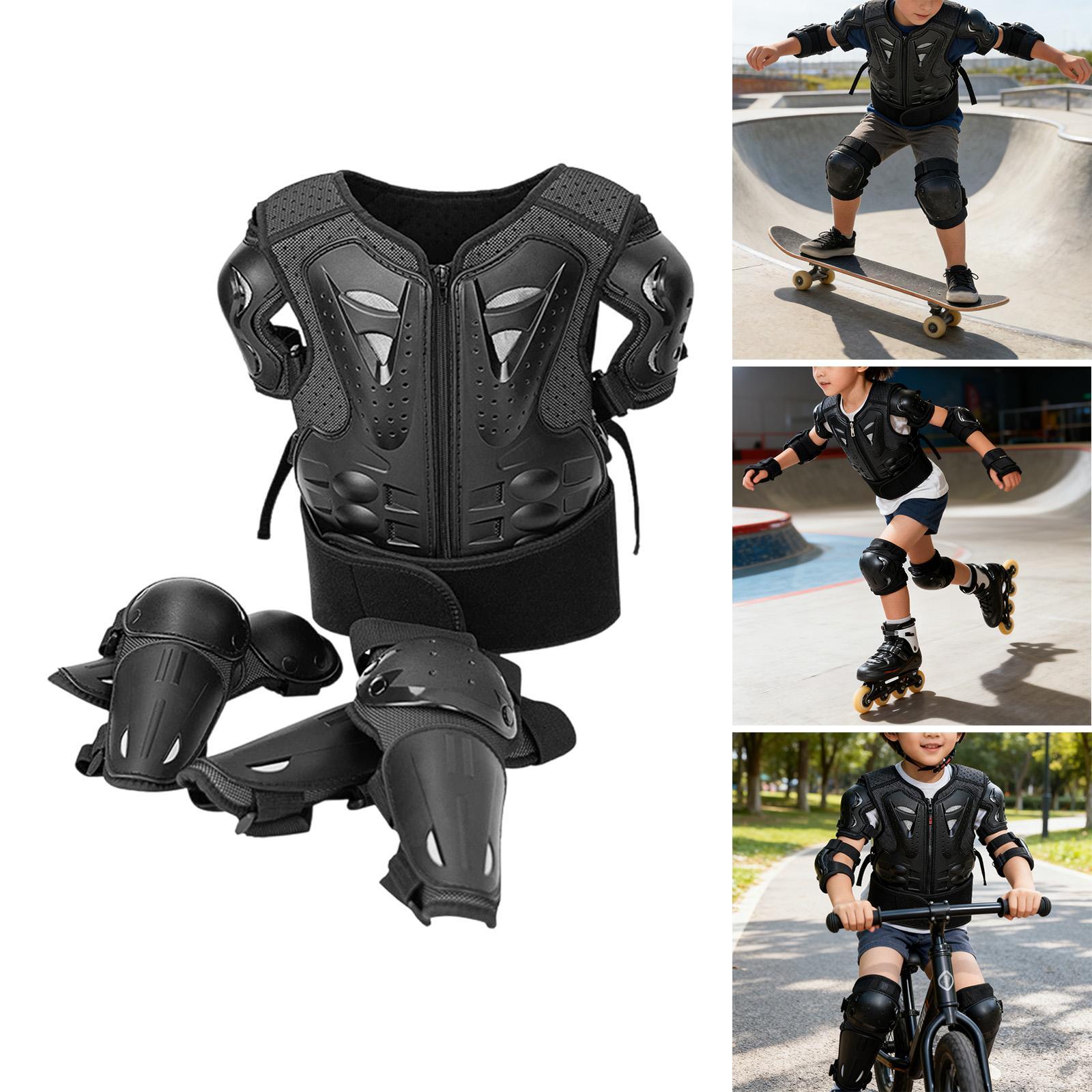 Mountain Biking Chest Protector - Unisex kindermotocross beschermende kleding, slijtvaste borst-,
