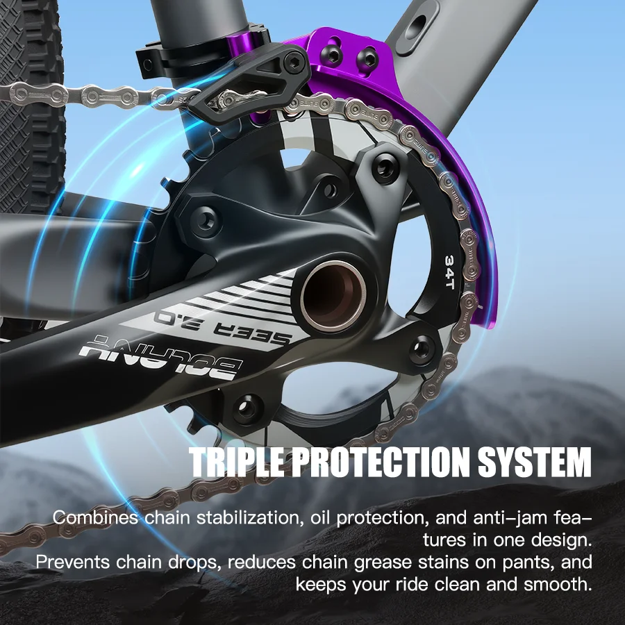 Chain Guide Iscg - BOLANY Fietsketting Stabilisator 34.9mm 31.8mm MTB