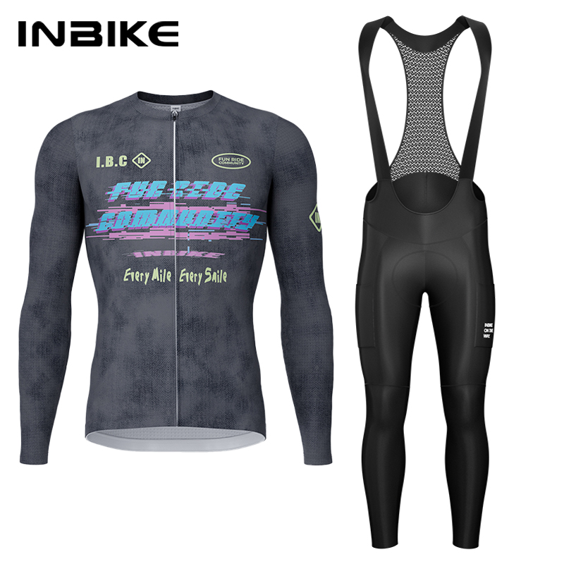 Mountain Biking Trousers - INBIKE Lente Herfst Fietsset Wielertrui met