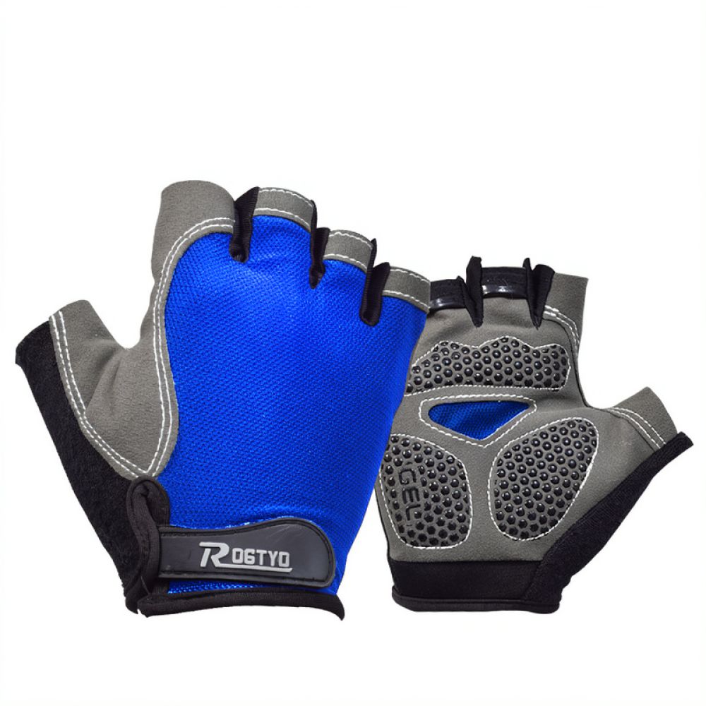 Mountain Biking Protective Gear - Schokbestendige halve vinger fietshandschoenen, zomer, ademend,
