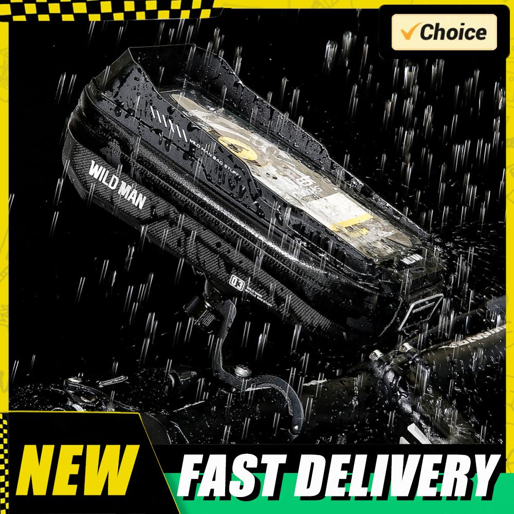Mountain Biking Hip Pack - WILD MAN Mountainbike Hard Shell Stuurtas
