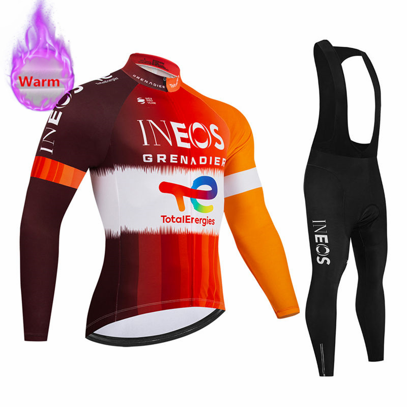 Mountain Biking Trousers - Ineos Team Winter Lange Mouw Thermische