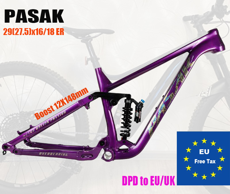 Mountain Biking Track - Fiets Soft Tail Frame, ENDURO, Volledige