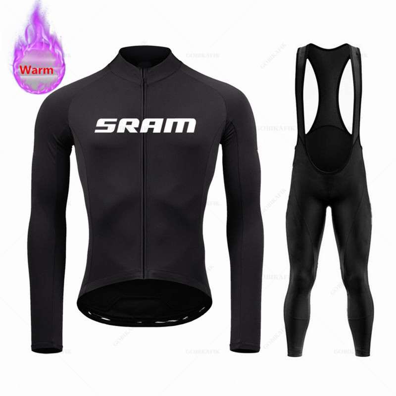 Mountain Biking Trousers - Sram Team Winter Met Lange Mouwen