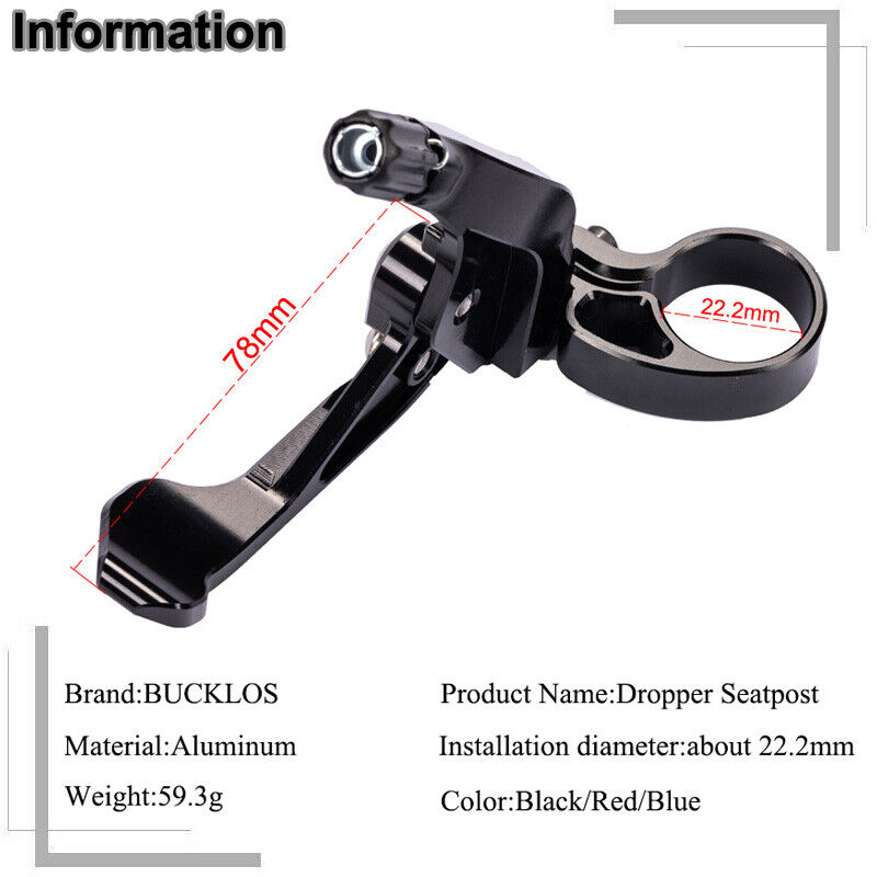 Bucklos Telescopische Zadelpen - Dropper Post Remote recensie en prijs