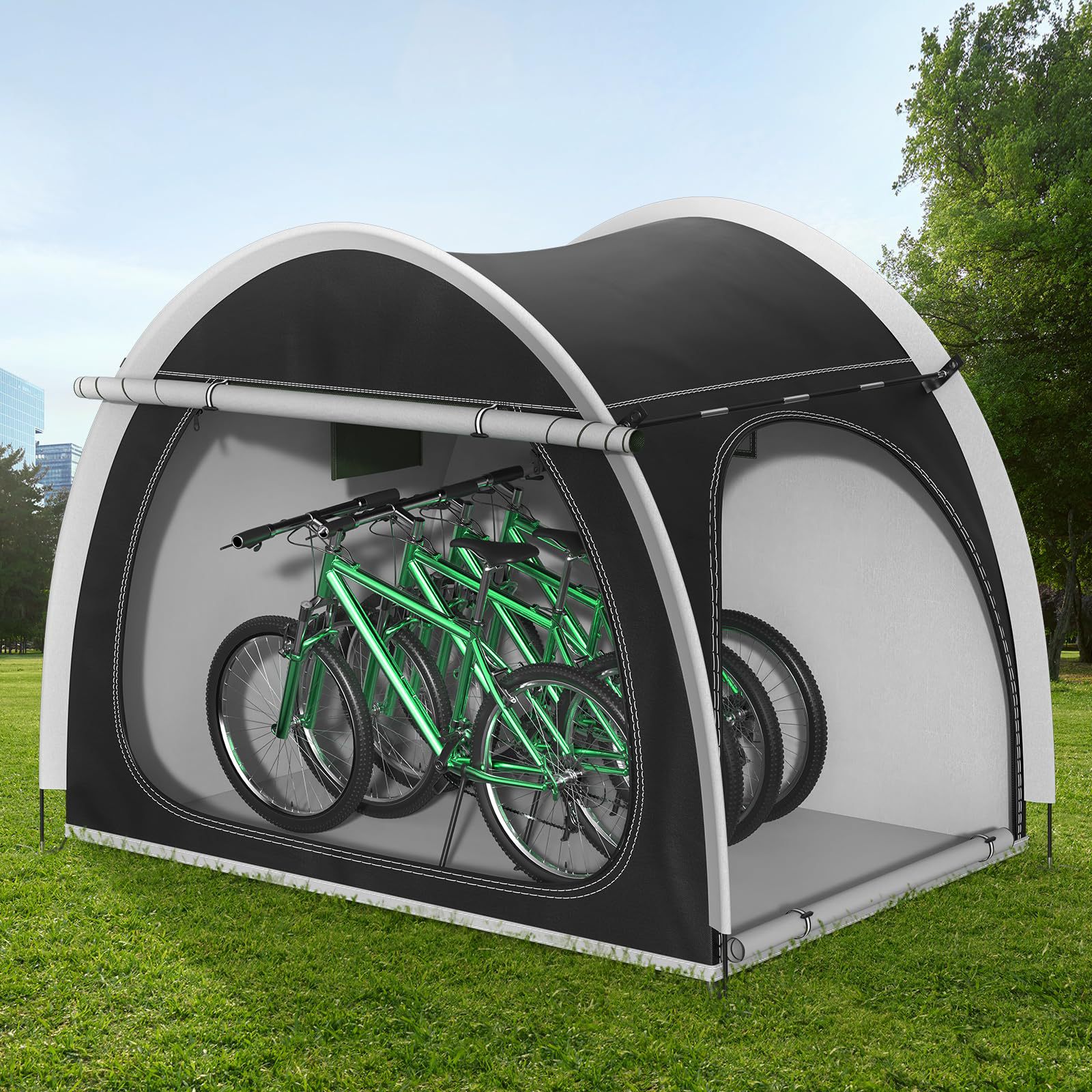 Mountainbike buitenopslag park - Mountain Biking Protective Gear recensie en prijs