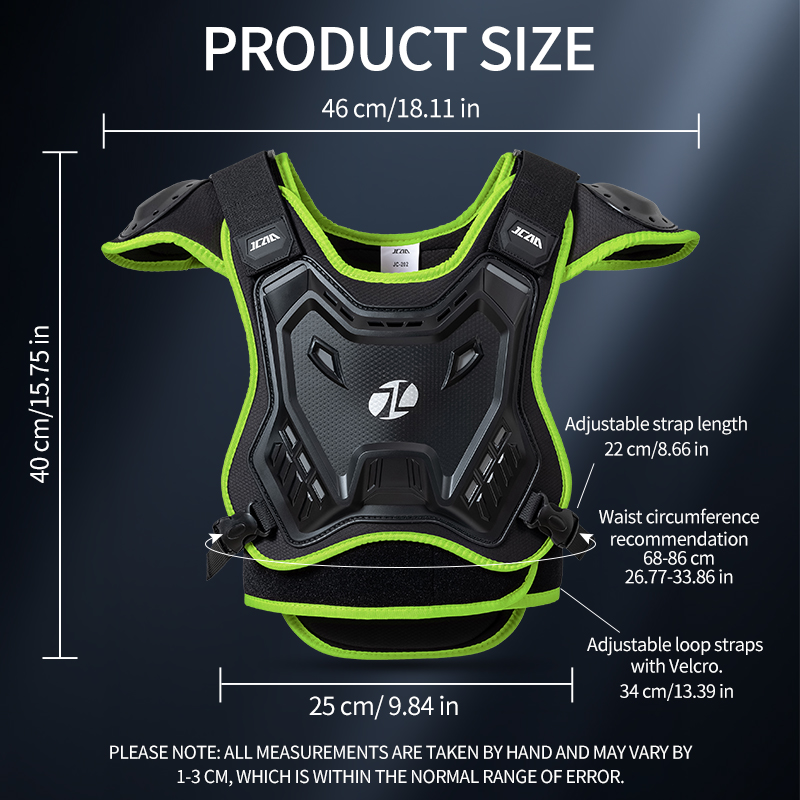 JCAA Kinderen Motorfiets Borst - Mountain Biking Chest Protector recensie en prijs